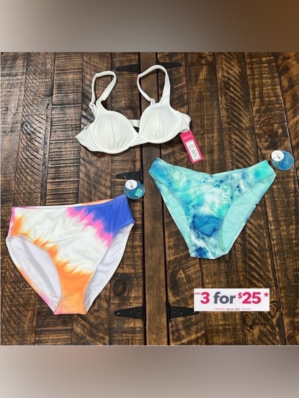 Bikini bundle TyeDye size small